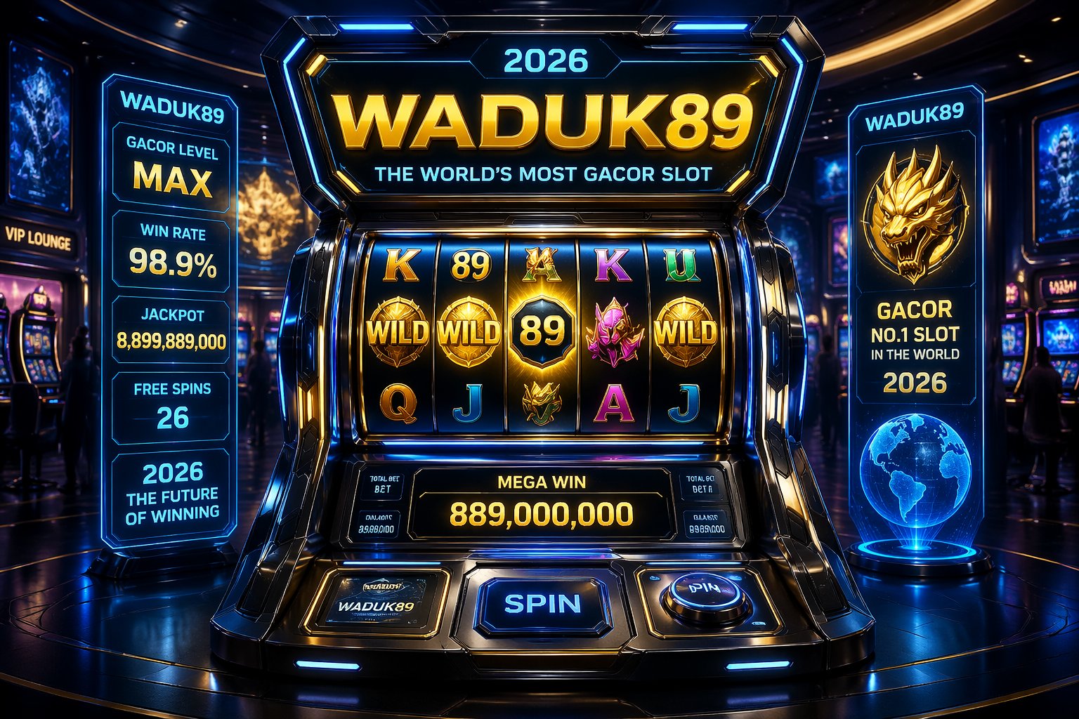 WADUK89 Game Slot Yang Paling Gacor Di Dunia 2026
